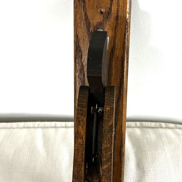 Vintage 1987 Handmade Woodpecker Wood Door Knocker Wall Art Ron Gerstenmaier - Picture 8 of 10